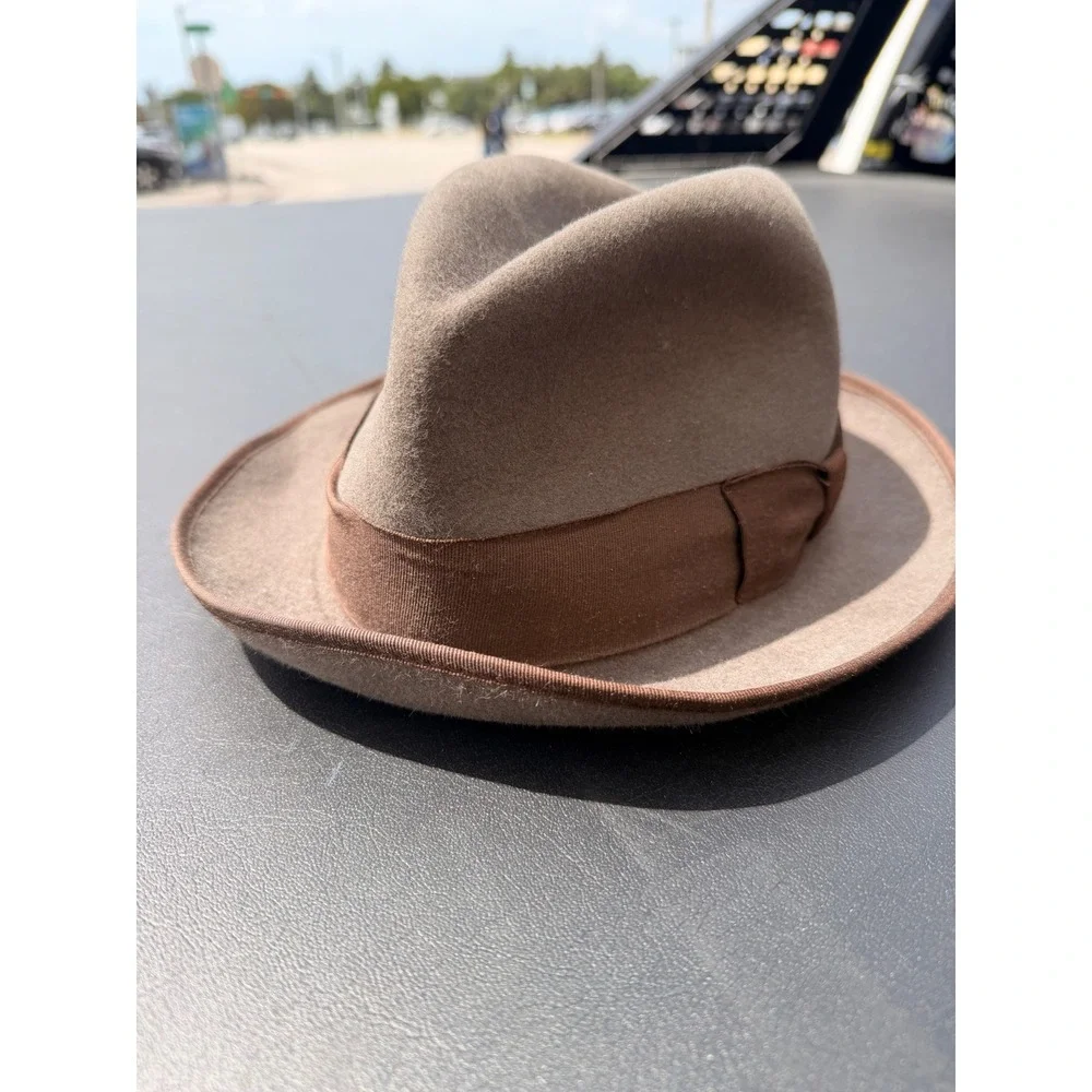 Akubra Fedora Hat Mens 59 Acorn StyleMasterFur‎ Felt Imperial Australia Outback